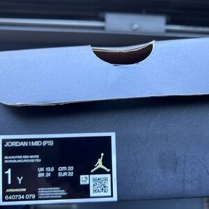 Jordan Kids Sneakers - Black, Red, White